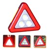 Warning signal lamp triangular indicator board led folding shutter reflector