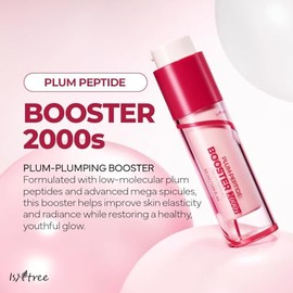 ISNTREE Suero Facial Plum Peptide Booster 2000s - Coreano con Microspículas, Péptidos y Extracto de Ciruela, Firmeza Antiedad, Vegano, 50 ml