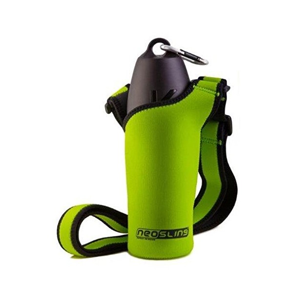 H2O4K9 Neosling with 700 ml Dog Water Bottle and Travel Bowl, Treefrog Green