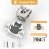 Furniware 50 Pieces 1-1/4 inch Overlay Soft Close Cabinet Hinges