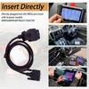 XTPTFABS OBD2 OBDII Cable Fits for Cen Tech Code Reader