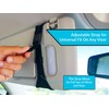 Sunny Sleeve Sunglasses Holder for Car Visor – Dual Storage