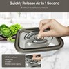 2PCS Vacuum Seal Food Storage Containers, Vakumar Vacuum Sealer containers