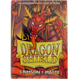 Arcane Tinmen ApS Sleeves: Dragon Shield Matte Japanese Crimson (60)