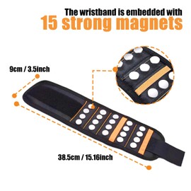 Baxcdyswe Gifts for Men, Magnetic Bracelet, Craftsman Gifts, Magnetic Bracelet, Tool Gadget Craftsman Gifts for Men, Birthday Gift Ideas, Gadgets for Father's Day, Christmas