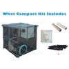 INTURN Catio Outdoor Cat Enclosure,Compact Kit for Outdoor and Indoor(Compact