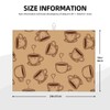 Absorbent Dish Drying Mat For Kitchen Counter, Coffee Microfiber Dish