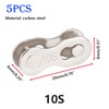 Qrity 5 Pairs Bike Chain Links, Bicycle Chain Link Connector,