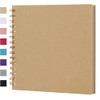 Finksy 8 x 8 Inch DIY Scrapbook Photo Album Brown