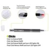 GS GLOWSEEN Lighted Tip Ballpoint Ink Pen With Light, Light