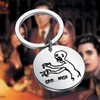 OKEYCH BTVS TV Show Inspired Gift Grr Argh Keychain Buffy