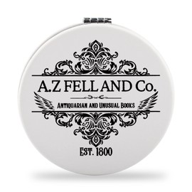 SEIRAA A.Z. Fell and Co Pocket Mirror Angel Demon TV Show Gifts Crowley Snake Gifts Ineffable Husbands Gifts (1800)
