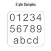 JustHouseSigns House Number 8 ARIAL Door Numbers in 3 Sizes