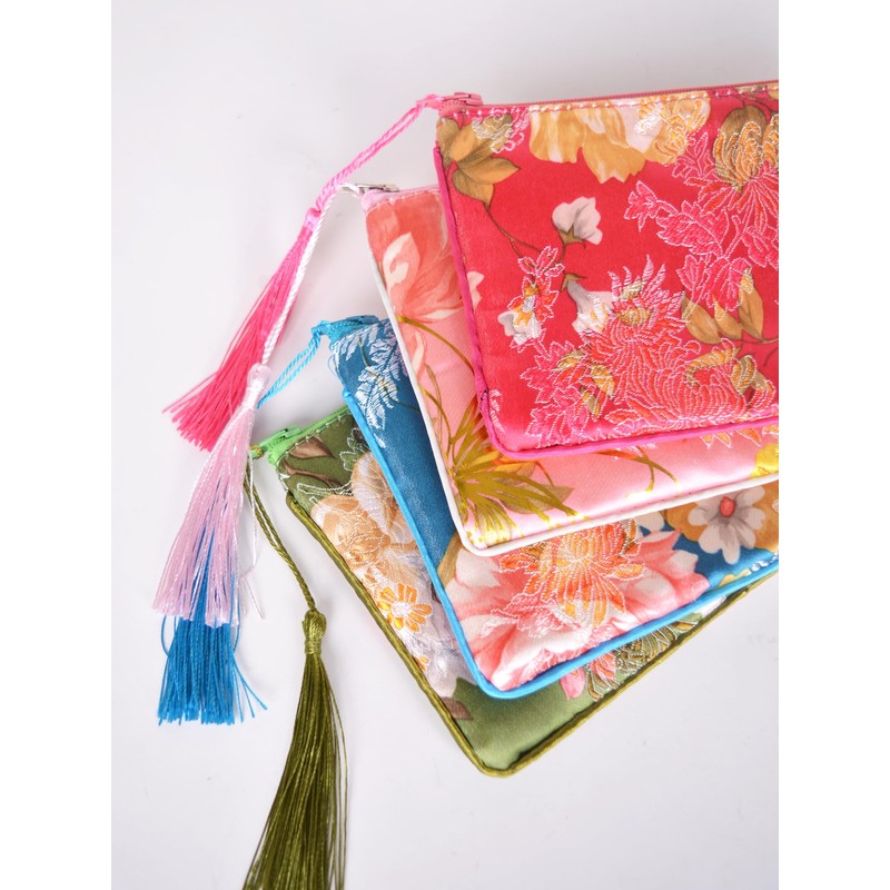 Baitaihem Jewelry Silk Purse Pouch Chinese Silk Style Pouch Gift