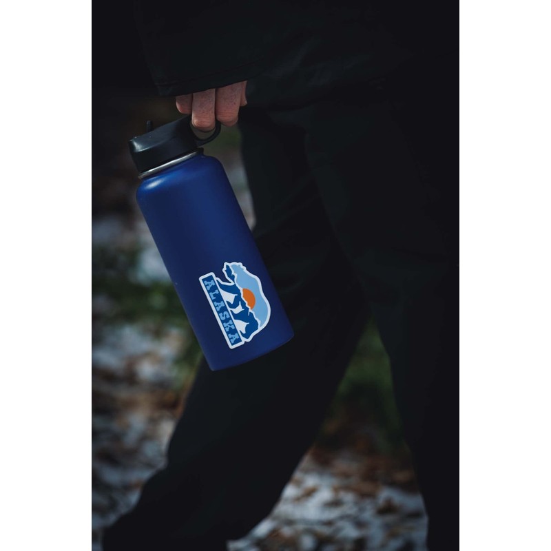 Vagabond Heart Alaska Weatherproof Vinyl Travel Sticker