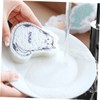 OHPHCALL 8pcs Wood Dish Scrub Sponge Adorable Cellulose Sponge for
