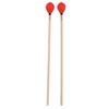 1 Pair Marimba Mallets Medium Hard Yarn Head with Maple
