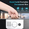 Dalmbox Portable Metal Safe Box with Digital Code Lock,Fire Resistant