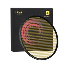 LENSKINS 82mm Variable Gold Streak Filter, Special Effects Lens Filter, Anamorphic Optical Glass, Multi-Resistant Coated, Light Flare Effect Filters for Camera Lens