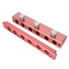 12.1mm 6 Holes Dual Use Aluminium Alloy DIY Lipstick Mold