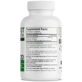 Bronson Maca Root Extra Lepidium Meyenii, Non-GMO, 120 Vegetarian Capsules