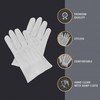 THE MASONIC COLLECTION - 100% Soft Leather Gloves - White