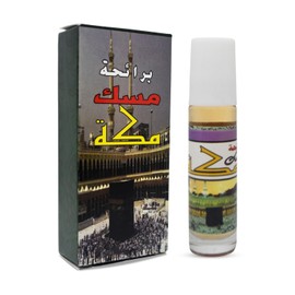 bonballoon Natural Perfume Oud Al Mubakhar Al Mubak Musk Arabian Alcohol Free Attar Arabic Fragrance Oriental Women's Men's Scent Oil Roll In Bottle For Unisex Men & Women (0.1 oz / 3 ml عود المبخر)
