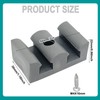 generic 4pcs Sliding Glass Shower Door Side Anti-Collision Block,for 5/16""(8mm)