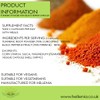 Hellenia Turmeric 500mg with Black Pepper (Piperine) - 90 Capsules