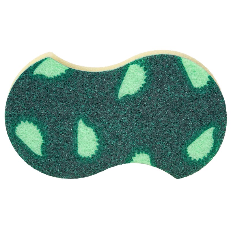 Spontex Easy Sponge Scourer, 2 Pack, Green, 70 x 23