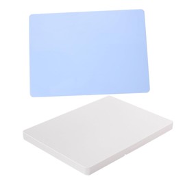 CAXUSD Index Business Card Box 2pcs Storage Boxes Plastic Case Document Organiser Photo Organizer Sturdy Portable