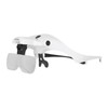 Headband Magnifier USB Charge Acrylic Optical Lenses Ergonomic LED Illuminated