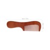 LALAFINA Comb, Wooden Comb, Handmade, Wooden Comb, Peach Wood, Fine