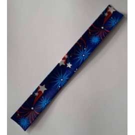 Fireworks Slap Bracelet handmade duck duct tape 4th of July Independence Day USA