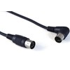 Snakebite MIDI (5 pin DIN) Cable with straight and right