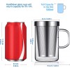 ecooe 16.9 Oz Borosilicate Glass Tea Mug Cup Tea Glasses