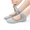 New Spring/Autumn Backless Anti-slip Short Yoga and Pilates Training Socks Bean Green (Gray Trim) 20ea