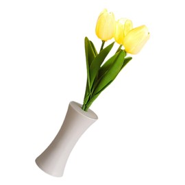 DOITOOL Tulip Flower Desk Lamp Flower Bedside Lamps Decorative Table Lamp Small Flower Aesthetic Night Light for Bedroom Home Office Living Room
