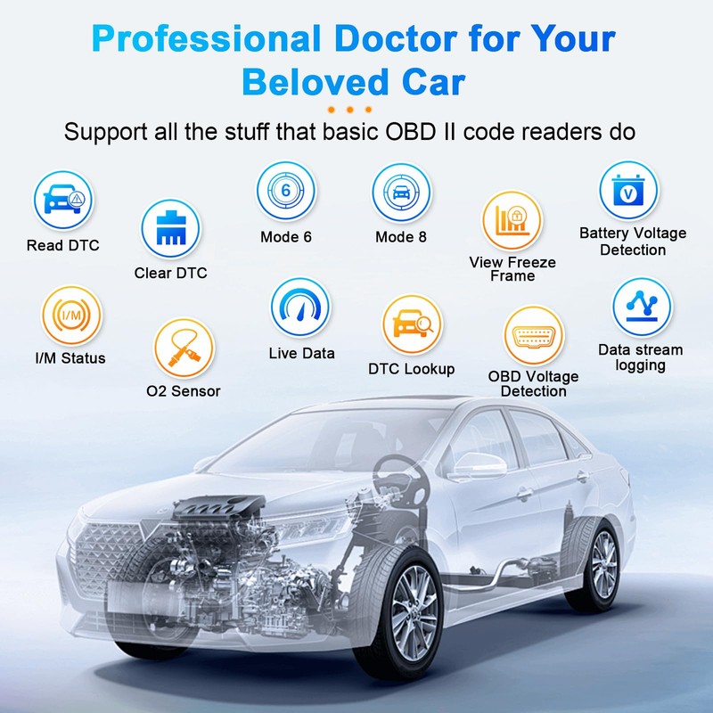 Check Engine Code Reader, Car Diagnostic Scanner, Vehicle Code Reader