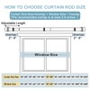 Byondeth Curtain Rods for Windows 16 to 88 Inches Adjustable