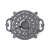 IWADECKY Heavy Duty Cast Iron Teapot Dish Warmer Stable Holder