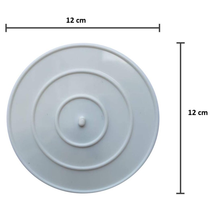MAYTON Tapa Coladera Blanca (4X Pack) - Protege tu casa