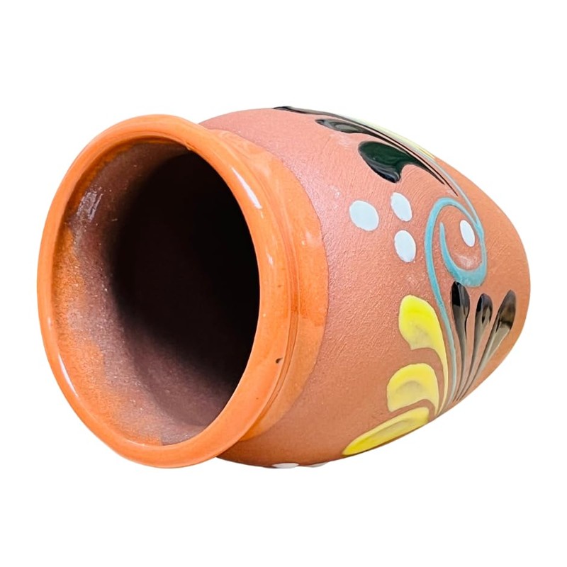 Set of 4 Catrina Cantarito Cup - Catrina Clay Cantarito