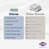 Clorox Bleach Friendly, Quick Dry, 100% Cotton Hand Towels (2