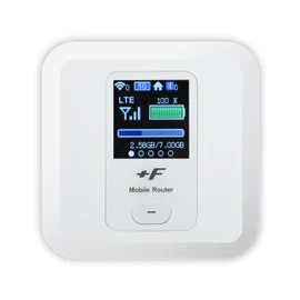 Fujisoft +F FS030W (Shine White) Mobile Wi-Fi Router, SIM Free