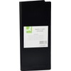 Q-Connect Polypropylene Name Business Card Holder 160 Card Black