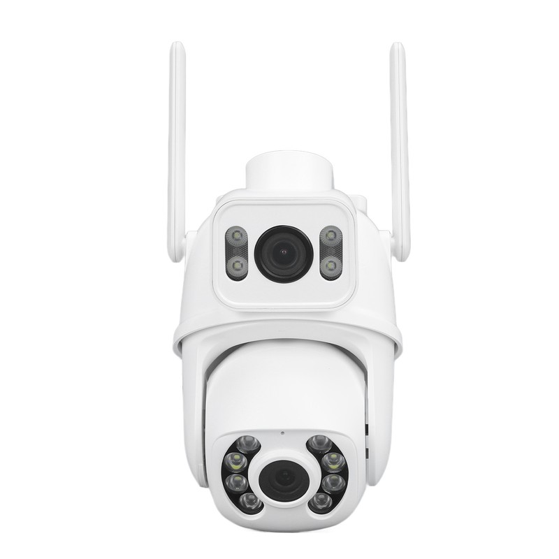 Dual Lens Security Camera Two Night Vision 3MP IP66 2304x2592