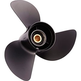 Solas 3411-134-15 Amita 3 Aluminum 3-Blade Propeller - RH, 13.4" Diameter x 15" Pitch x 15-Spline