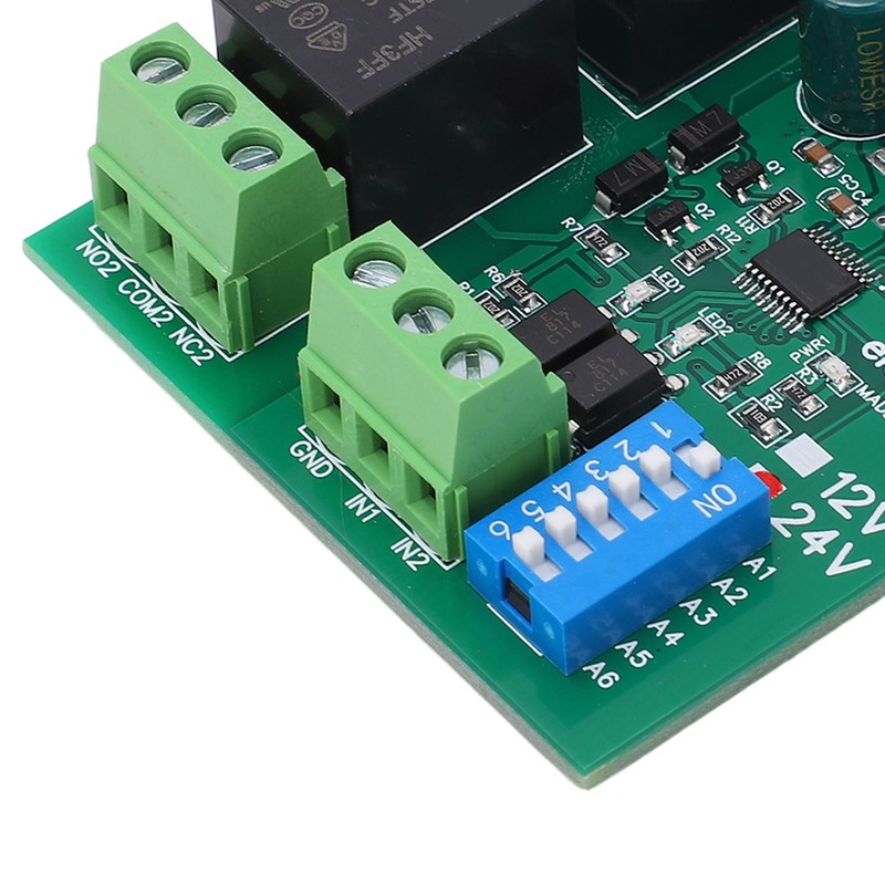 Relay Module 2 Channel RS485 Control Board Switch Controller DC