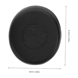 SEWACC 2pcs Headphone Ear Pads Covers Precision Fit Earbud Headphone Cushions Removable and Easy to Clean Earpiece Protectors for Headsets Black